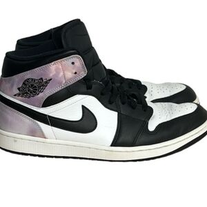 Nike Air Jordan 1 Mid SE Zen Master Black White DM1200-001 Men's Size 14